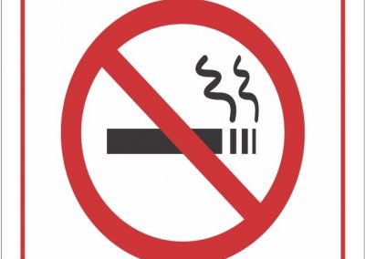 Placa de Sinalização - Proibido Fumar