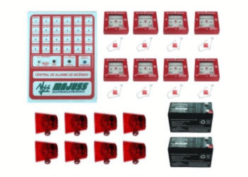 Venda de Kit Central de Alarme 24Vdc com Botoeiras Sirenes e Baterias em Indaiatuba