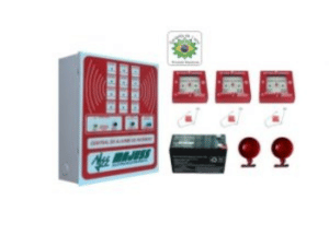Venda de Kit Central de Alarme com Botoeiras Sirenes e Bateria 12Vdc em Indaiatuba